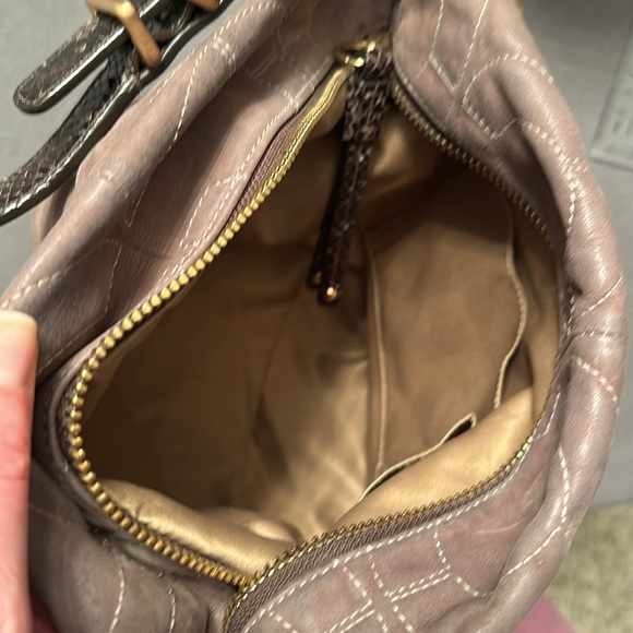 Coach Suede and snakeskin hobo - Picture 11 of 15